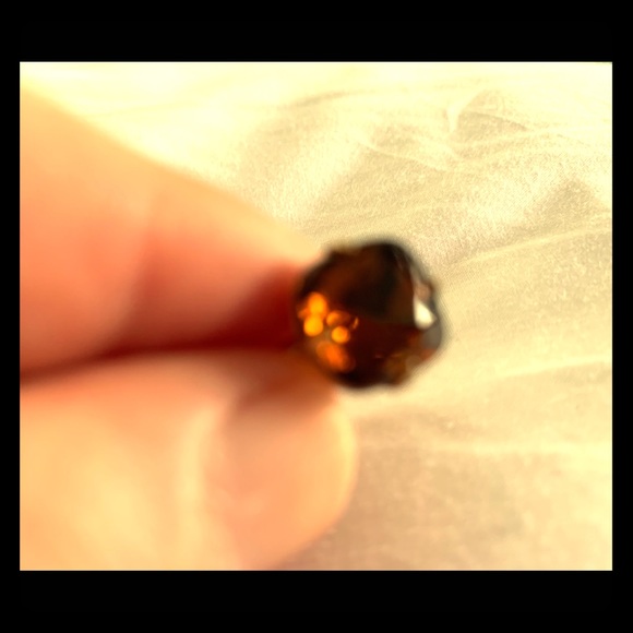 Ring. silver with Amber stone - Picture 1 of 2